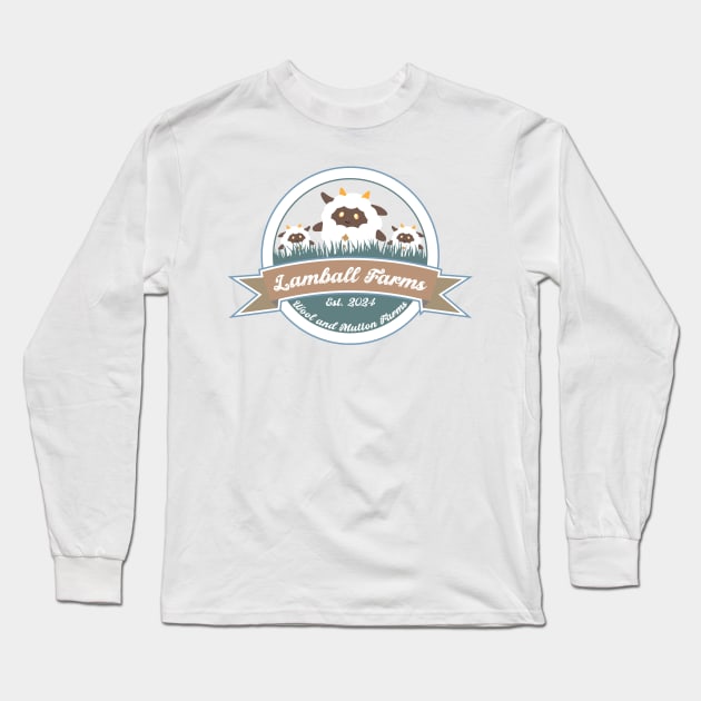 Lamball Farms Long Sleeve T-Shirt by Bitpix3l